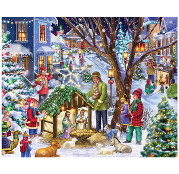 Vermont Christmas Company Vermont Christmas Co. Neighborhood Nativity Puzzle 1000pcs