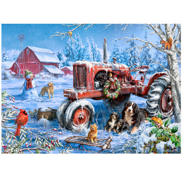 Vermont Christmas Company Vermont Christmas Co. Christmas on the Farm Puzzle 1000pcs