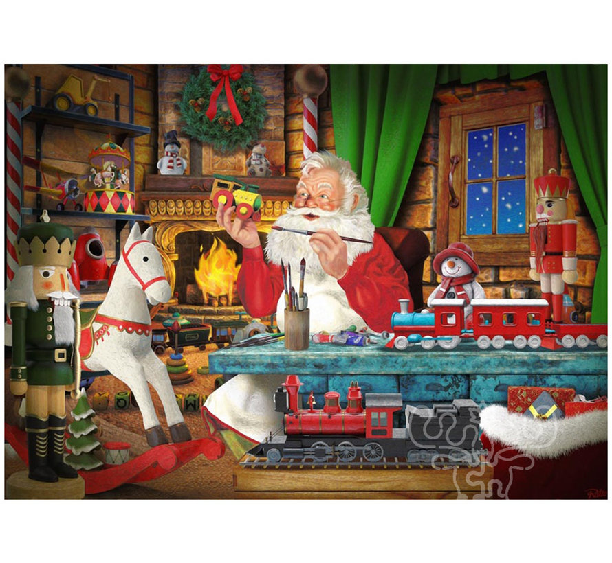 Vermont Christmas Co. Santa's Toyworks Puzzle 1000pcs