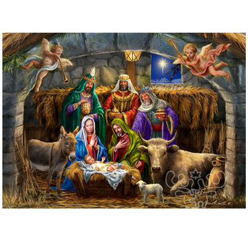 Vermont Christmas Company Vermont Christmas Co. In the Manger Puzzle 1000pcs
