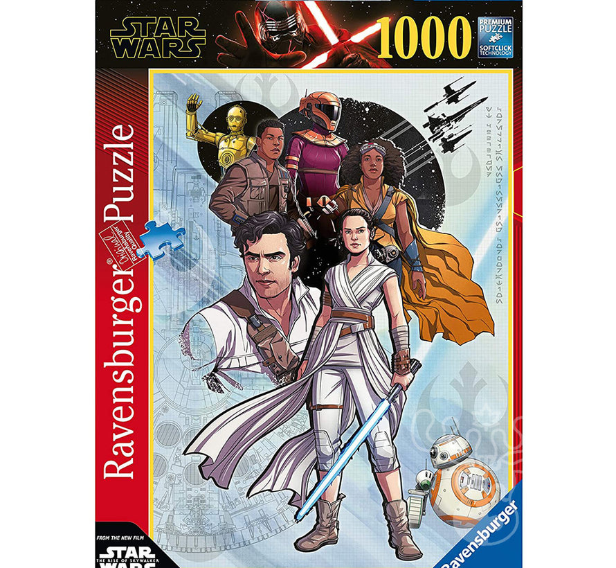 FINAL SALE Ravensburger Star Wars Episode 9: The Rise of Skywalker Puzzle 1000pcs RETIRED