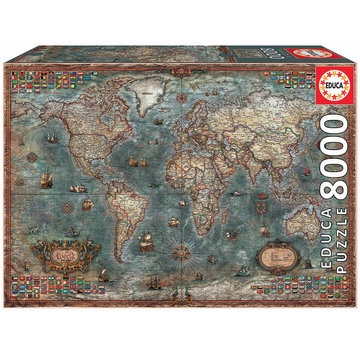 Educa Borras Educa Historical World Map Puzzle 8000pcs