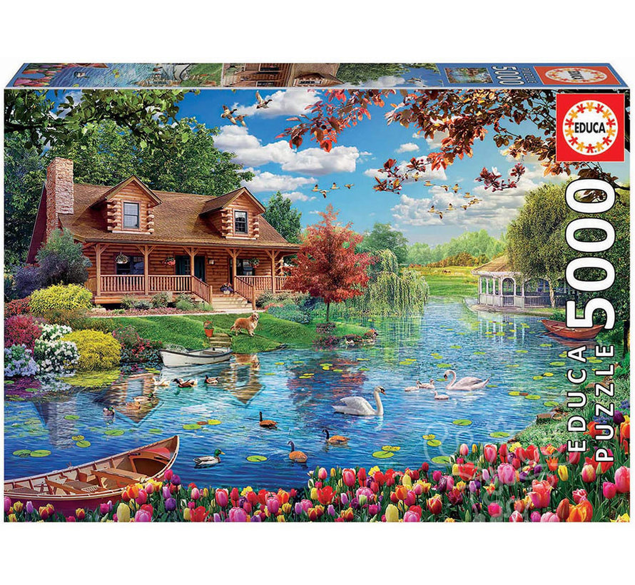 Educa Lake House Puzzle 5000pcs