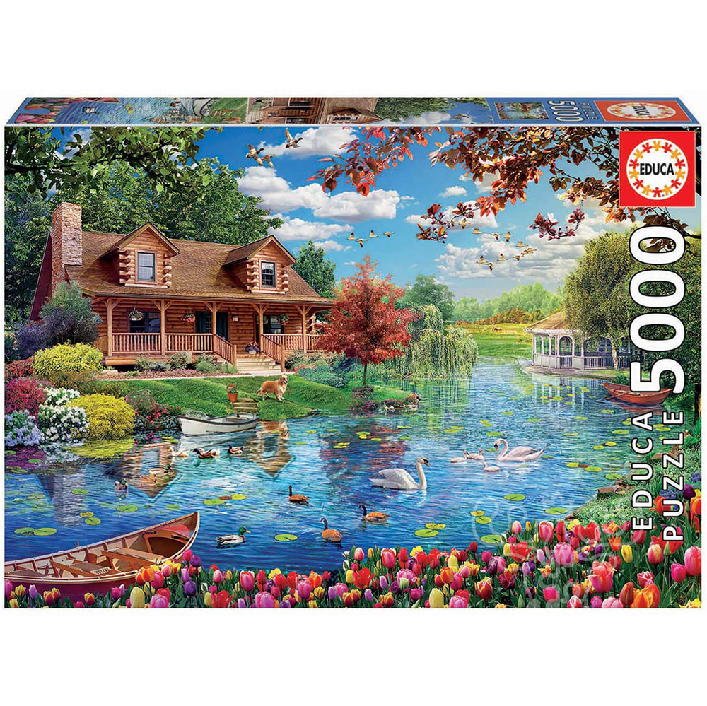 Educa Lake House Puzzle 5000pcs Puzzles Canada