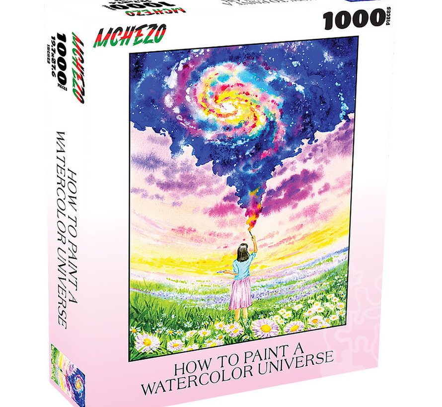 Mchezo How to Paint a Watercolor Universe Puzzle 1000pcs