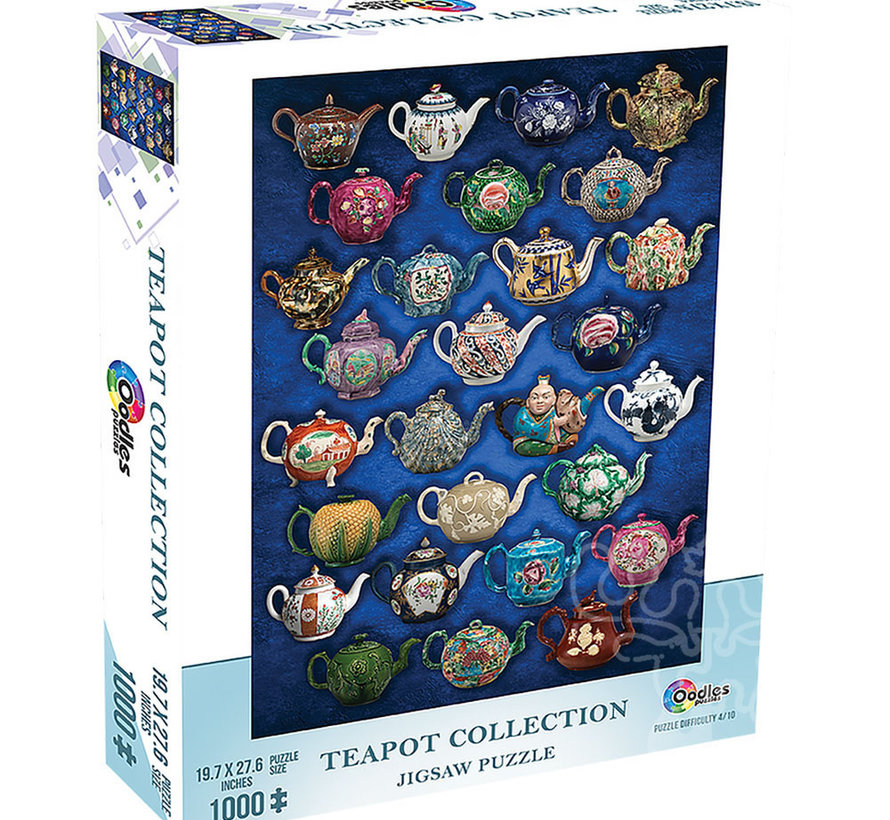 Mchezo Teapot Collection Puzzle 1000pcs