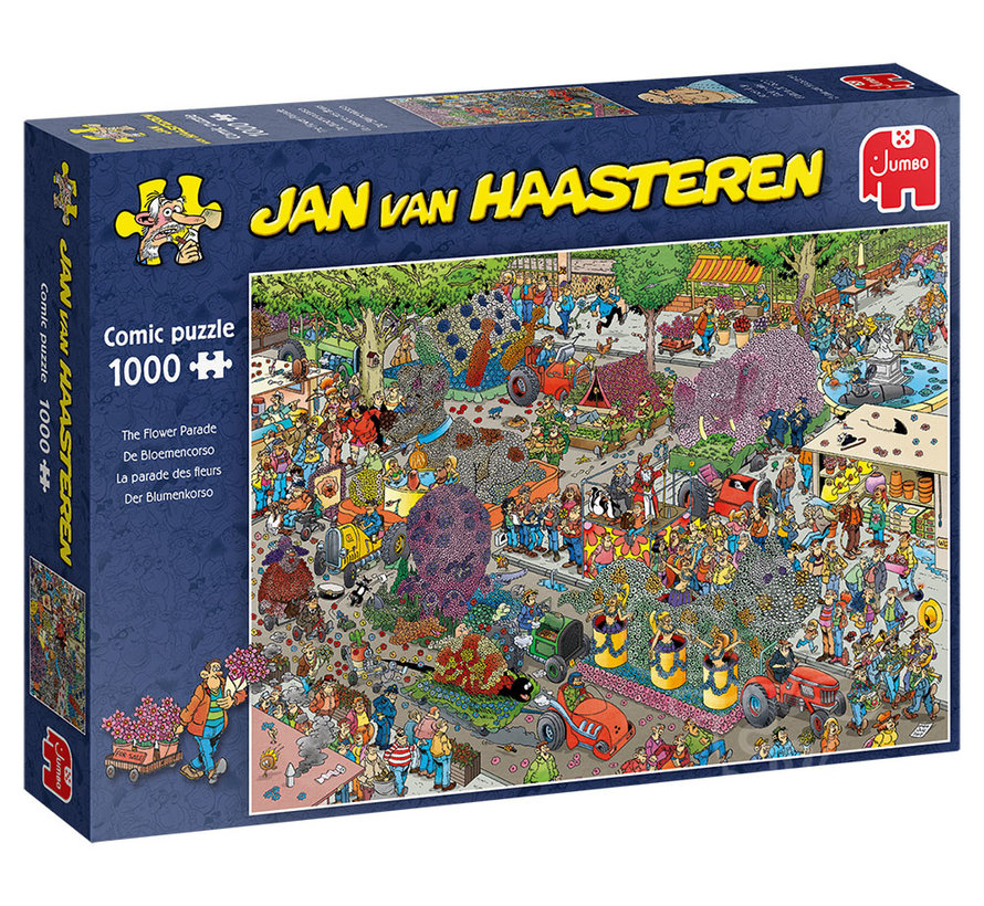 Jumbo Jan van Haasteren - The Flower Parade Puzzle 1000pcs RETIRED