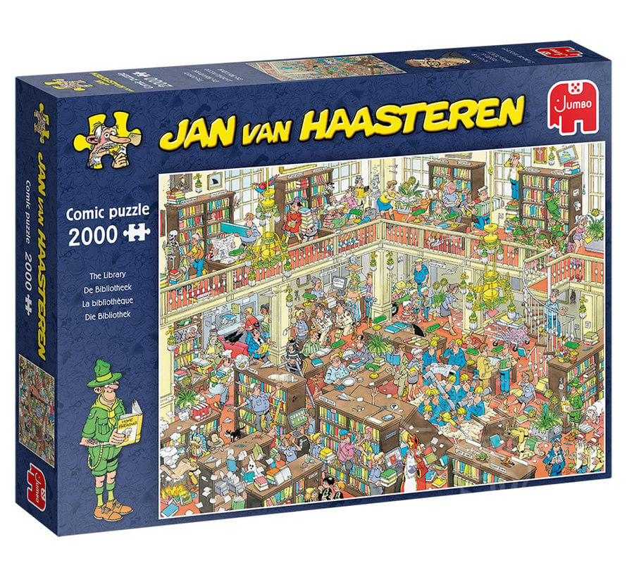 Jumbo Jan van Haasteren - The Library Puzzle 2000pcs
