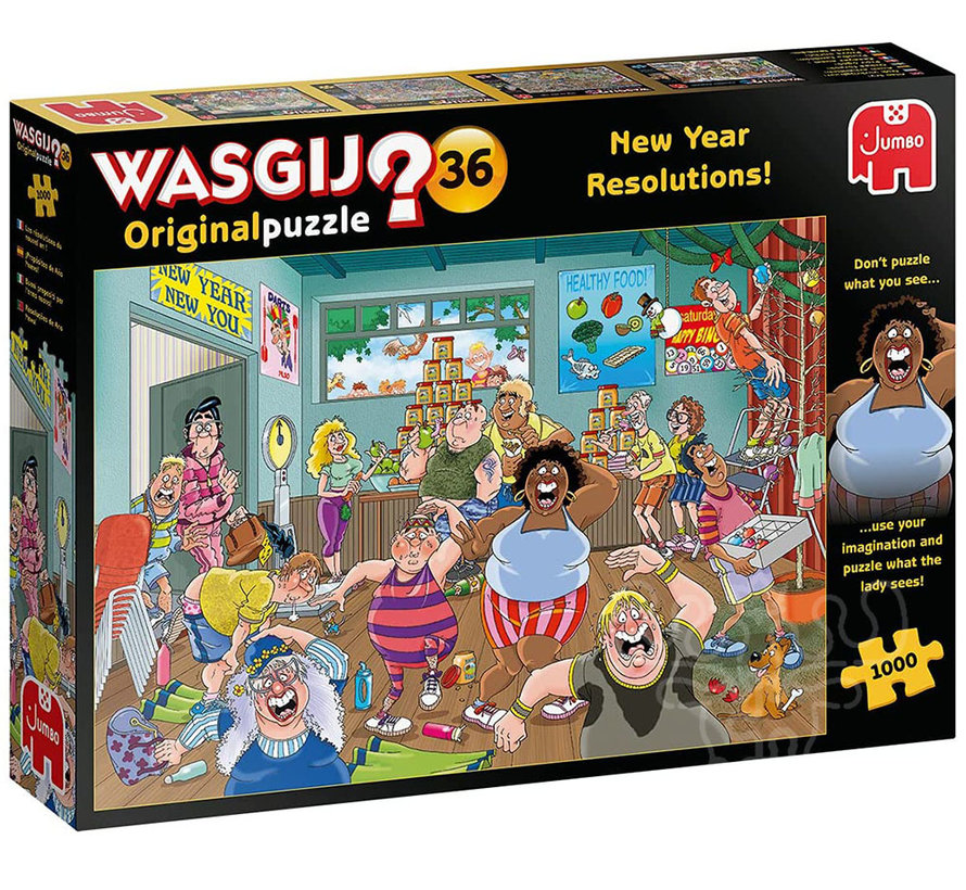 Jumbo Wasgij Original 36 New Years Resolutions! Puzzle 1000pcs