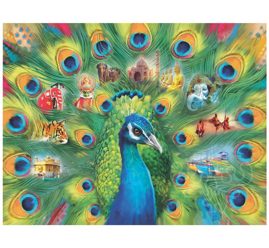 Ravensburger Land of the Peacock Puzzle 2000pcs RETIRED