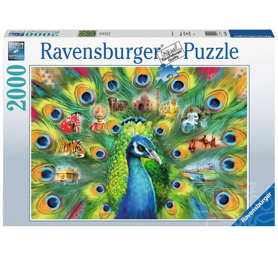 Ravensburger Land of the Peacock Puzzle 2000pcs RETIRED