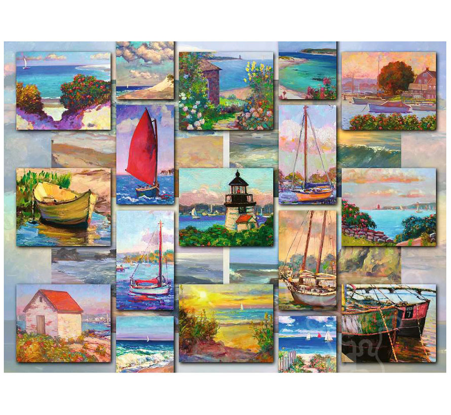 Ravensburger Coastal Collage Puzzle 1500pcs RETIRED