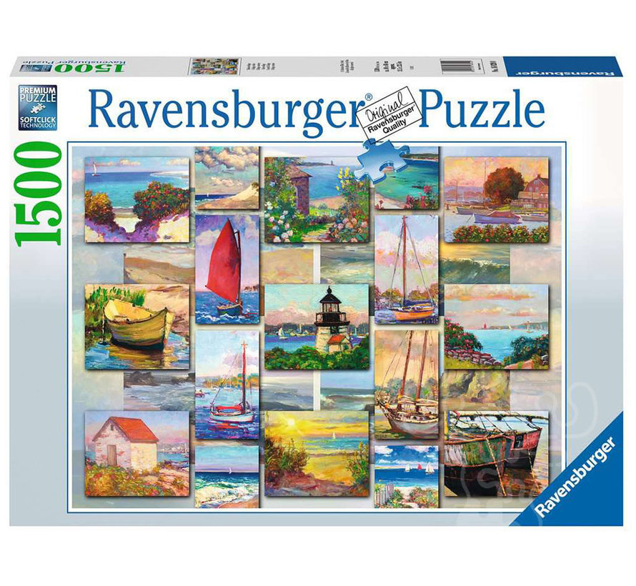 Ravensburger Coastal Collage Puzzle 1500pcs RETIRED