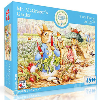 New York Puzzle Company New York Puzzle Co. Peter Rabbit: Mr. McGregor's Garden Floor Puzzle 48pcs