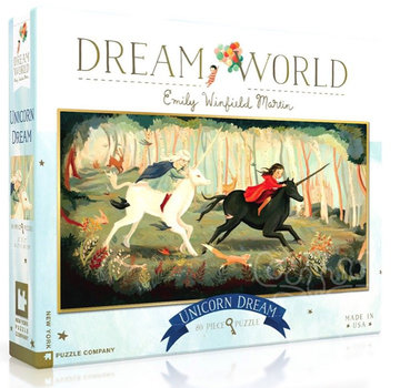 New York Puzzle Company New York Puzzle Co. Dream World:  Unicorn Dream Puzzle 80pcs