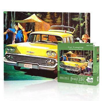 New York Puzzle Company New York Puzzle Co. General Motors: Car Camping Mini Puzzle 100pcs