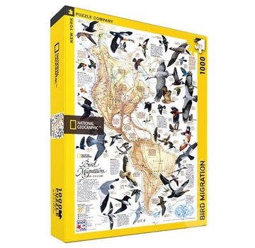 New York Puzzle Company New York Puzzle Co. National Geographic: Bird Migration Puzzle 1000pcs*