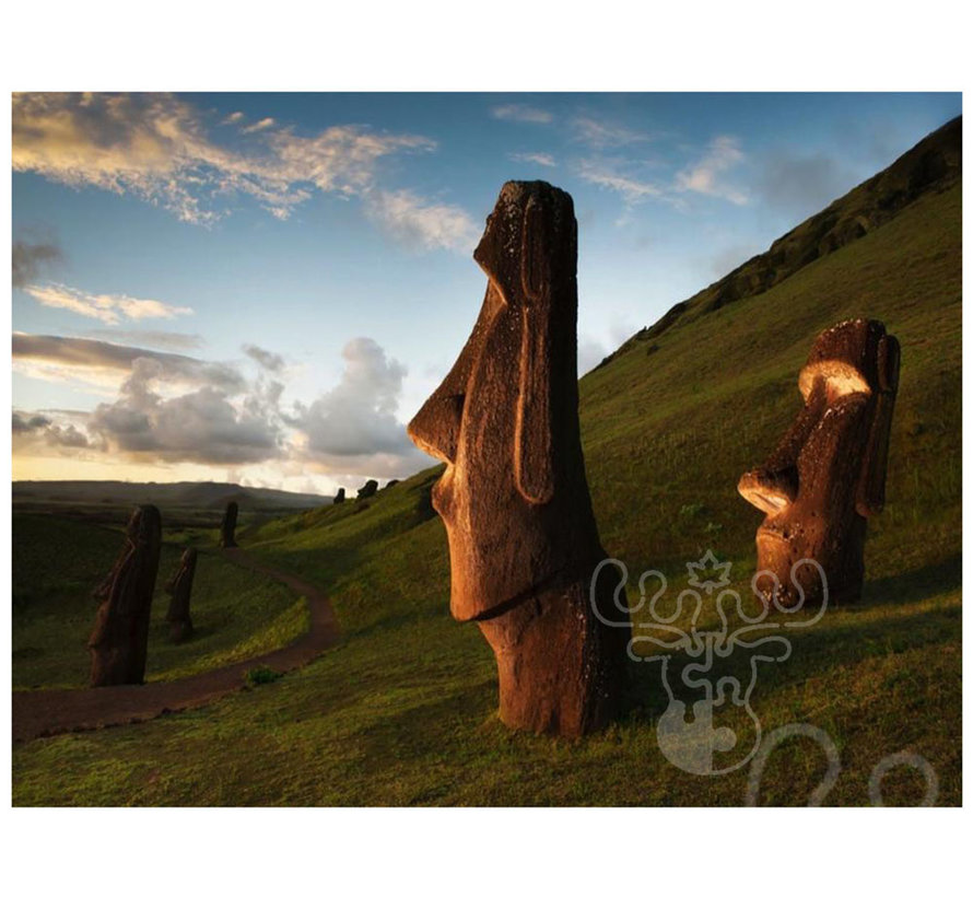 FINAL SALE New York Puzzle Co. National Geographic: Rapa Nui Easter Island Puzzle 1000pcs
