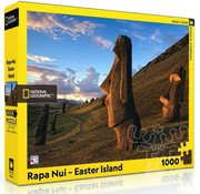 New York Puzzle Company New York Puzzle Co. National Geographic: Rapa Nui Easter Island Puzzle 1000pcs