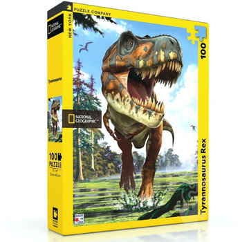 New York Puzzle Company New York Puzzle Co. National Geographic: Tyrannosaurus Rex Puzzle 100pcs