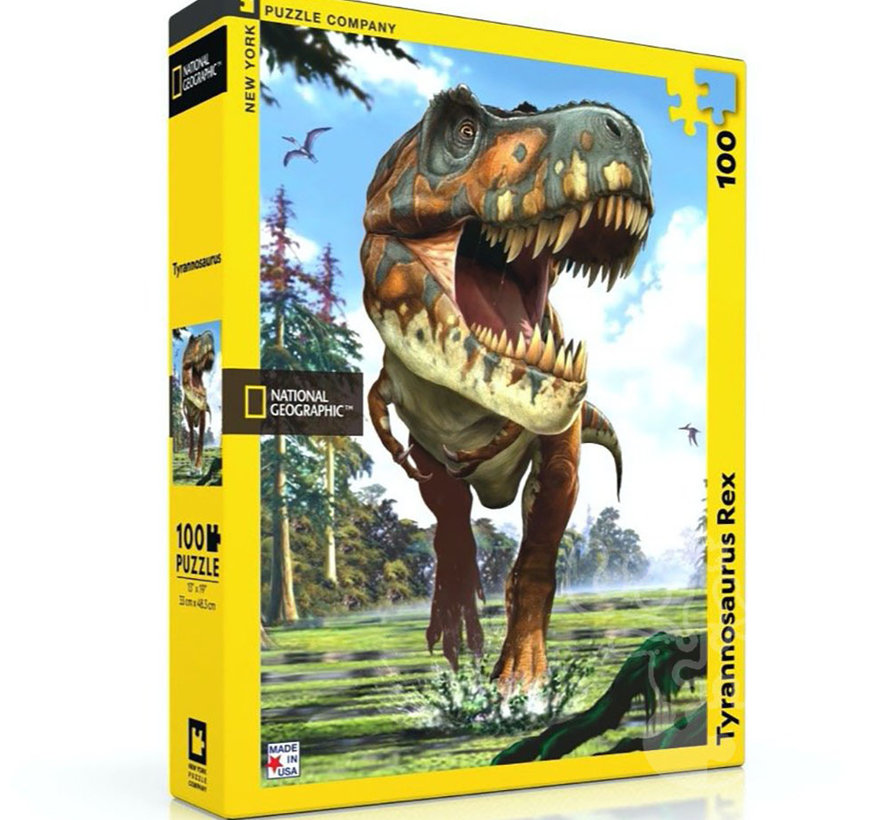New York Puzzle Co. National Geographic: Tyrannosaurus Rex Puzzle 100pcs