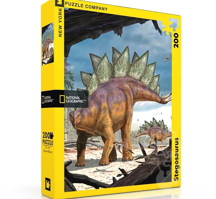 New York Puzzle Co. National Geographic: Stegosaurus Puzzle 200pcs