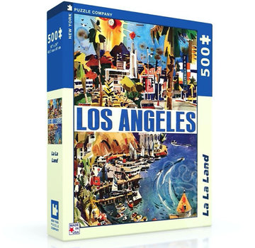 New York Puzzle Company FINAL SALE New York Puzzle Co. American Airlines: La La Land Puzzle 500pcs
