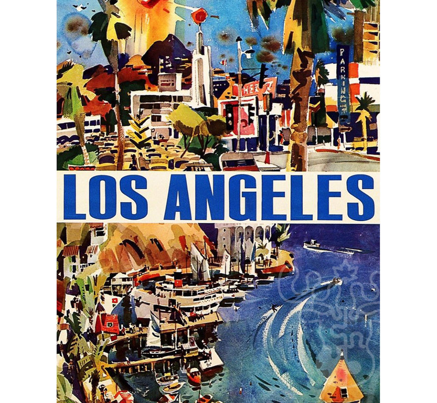 New York Puzzle Co. American Airlines: La La Land Puzzle 500pcs