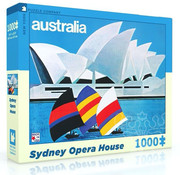 New York Puzzle Company New York Puzzle Co. American Airlines: Sydney Opera House Puzzle 1000pcs