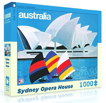 New York Puzzle Company New York Puzzle Co. American Airlines: Sydney Opera House Puzzle 1000pcs