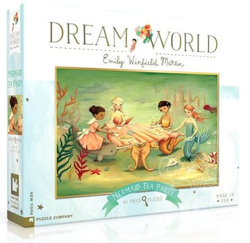New York Puzzle Company New York Puzzle Co. Dream World: Mermaid Tea Party Puzzle 60pcs