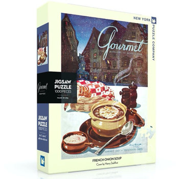 New York Puzzle Company New York Puzzle Co. Gourmet: French Onion Soup Puzzle 1000pcs
