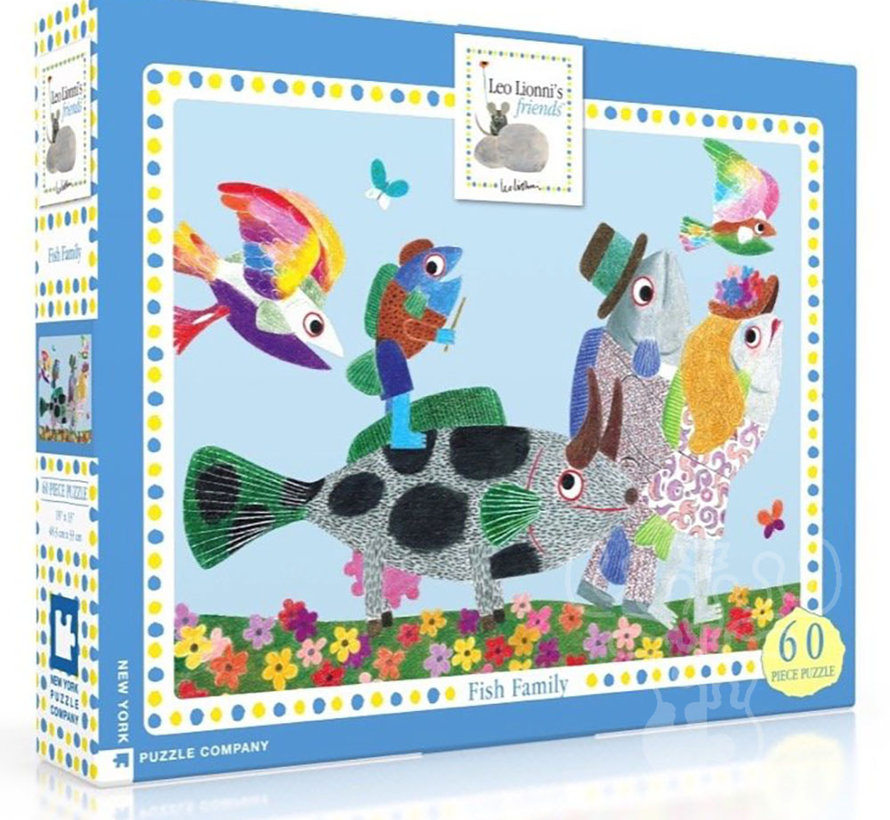 New York Puzzle Co. Leo Lionni: Fish Family Puzzle 60pcs *
