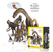 New York Puzzle Company New York Puzzle Co. National Geographic: Gondwana Dinosaurs Mini Puzzle 100pcs