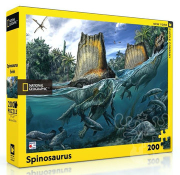 New York Puzzle Company New York Puzzle Co. National Geographic: Spinosaurus Puzzle 200pcs