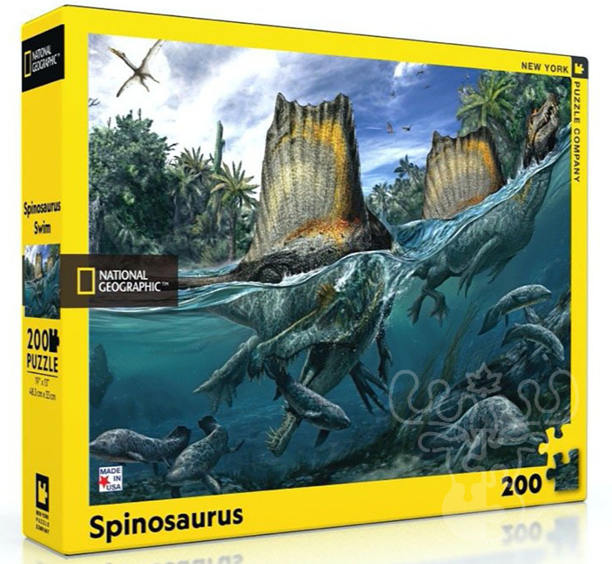 New York Puzzle Co. National Geographic: Spinosaurus Puzzle 200pcs