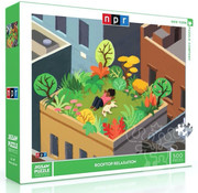 New York Puzzle Company FINAL SALE New York Puzzle Co. NPR: Rooftop Relaxation Puzzle 500pcs