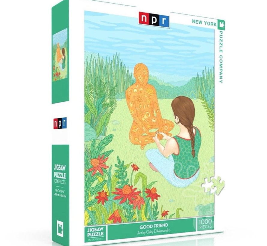 FINAL SALE New York Puzzle Co. NPR: Good Friend Puzzle 1000pcs