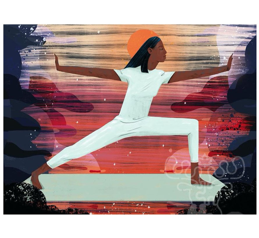 FINAL SALE New York Puzzle Co. NPR: Warrior II Puzzle 500pcs