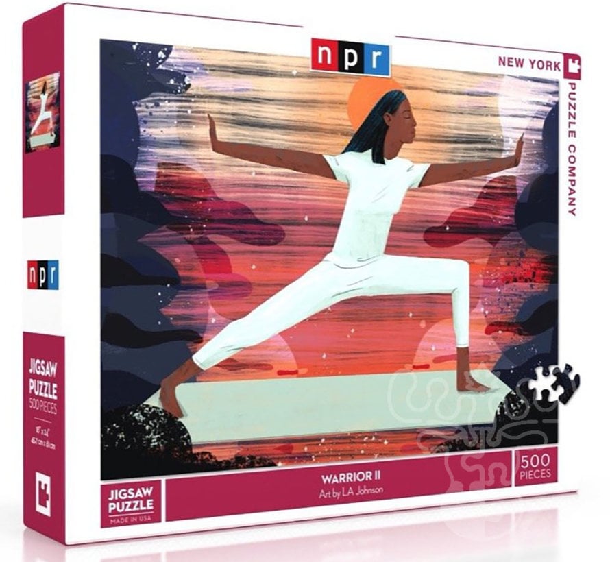FINAL SALE New York Puzzle Co. NPR: Warrior II Puzzle 500pcs