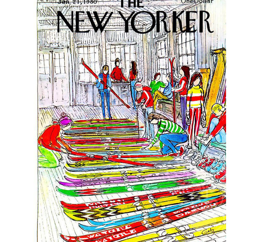 New York Puzzle Co. The New Yorker: Ski Shop Puzzle 750pcs