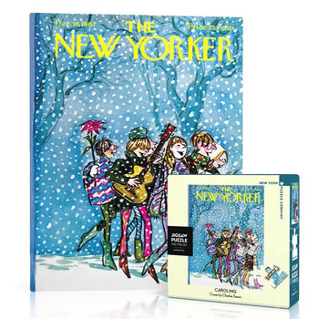 New York Puzzle Company New York Puzzle Co. The New Yorker: Caroling Mini Puzzle 100pcs