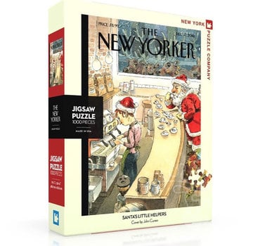 New York Puzzle Company New York Puzzle Co. The New Yorker: Santa's Little Helpers Puzzle 1000pcs