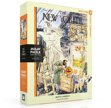 New York Puzzle Company New York Puzzle Co. The New Yorker: Jack-O'-Langelo Puzzle 500pcs