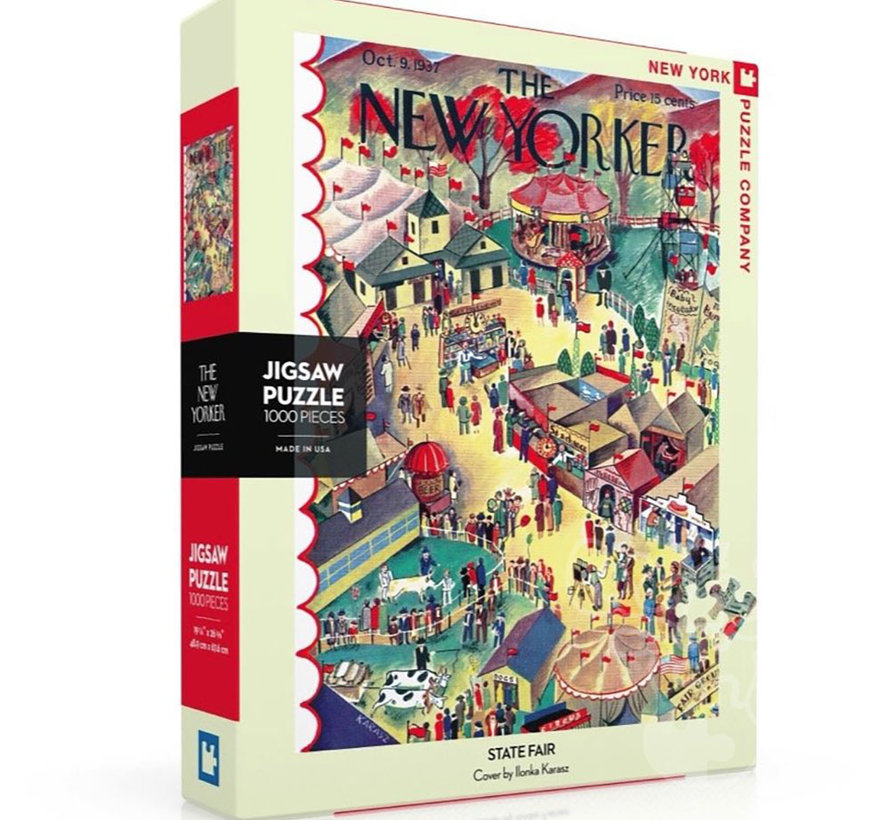 New York Puzzle Co. The New Yorker: State Fair Puzzle 1000pcs