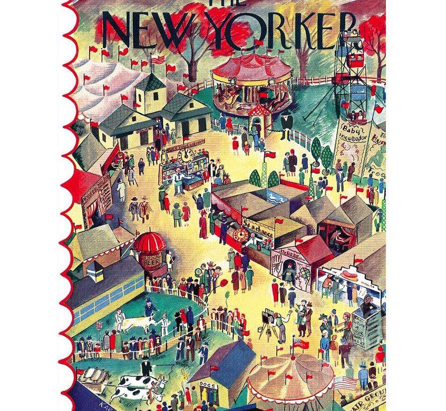 New York Puzzle Co. The New Yorker: State Fair Puzzle 1000pcs