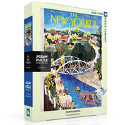 New York Puzzle Company New York Puzzle Co. The New Yorker: Fishing Bridge Puzzle 1000pcs