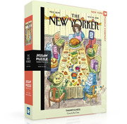 New York Puzzle Company New York Puzzle Co. The New Yorker: Thankfulness Puzzle 1000pcs