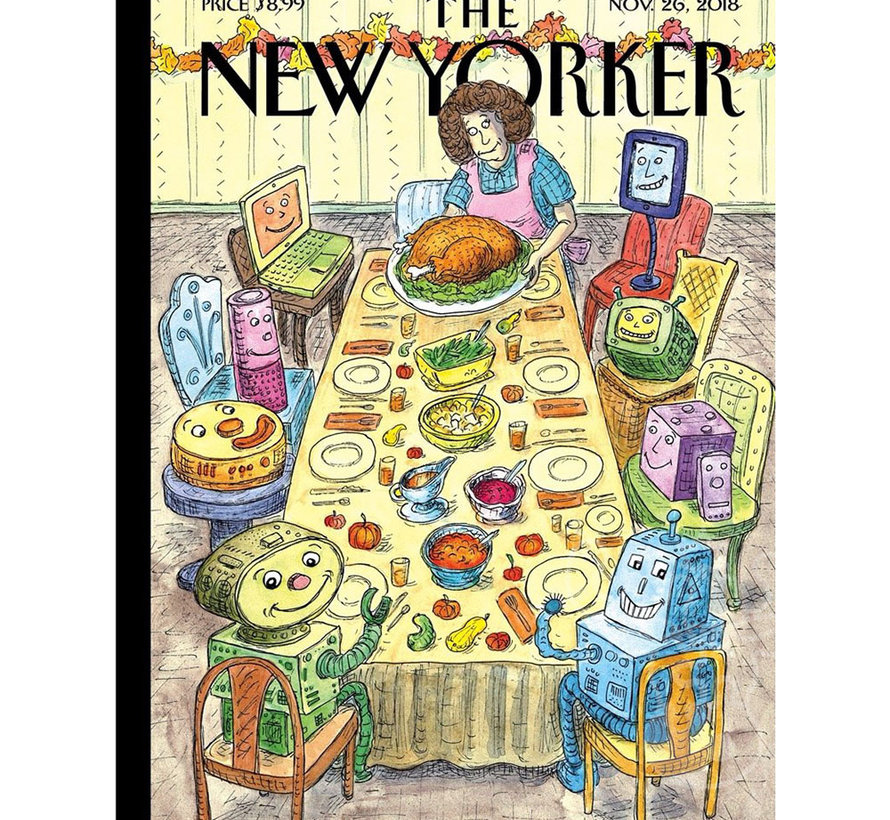 New York Puzzle Co. The New Yorker: Thankfulness Puzzle 1000pcs