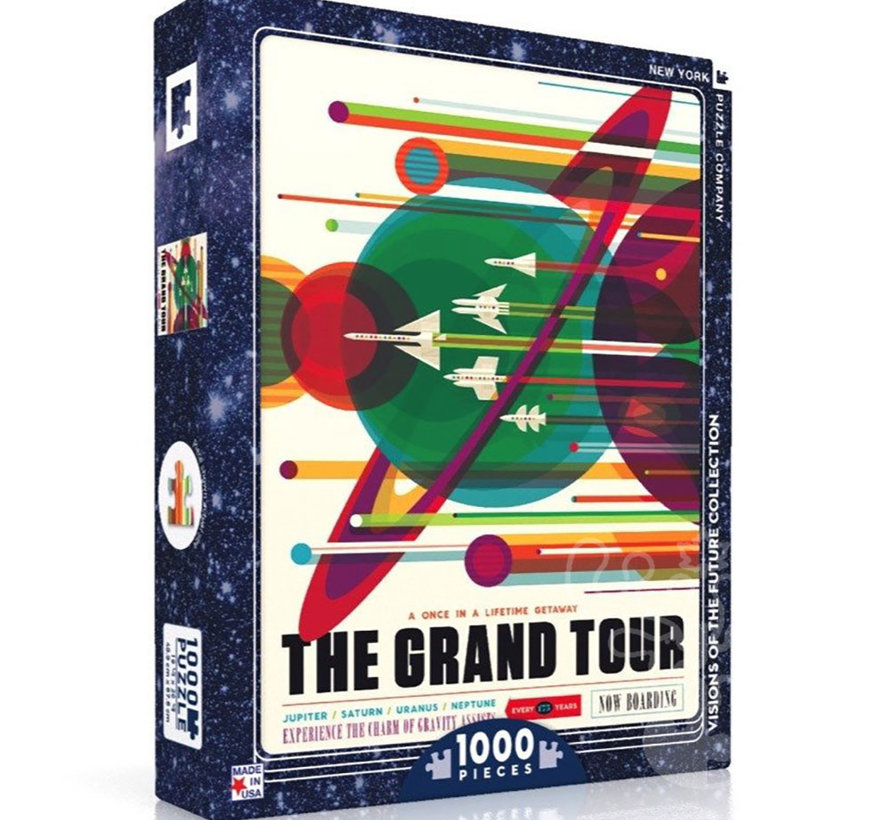 New York Puzzle Co. Visions: The Grand Tour Puzzle 1000pcs